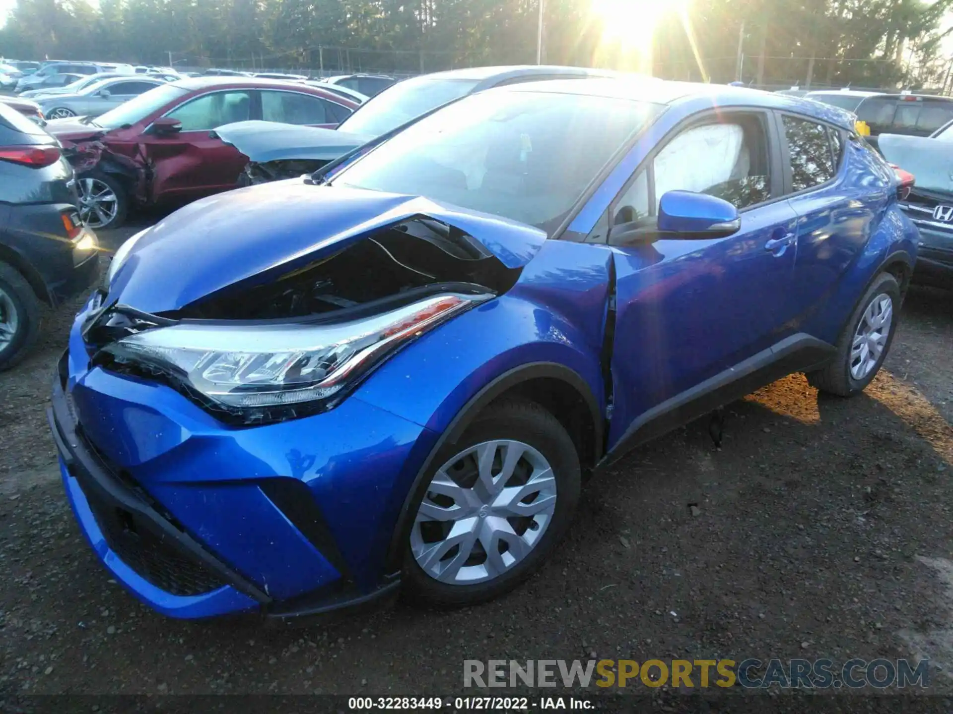 2 Photograph of a damaged car JTNKHMBX1L1080650 TOYOTA C-HR 2020