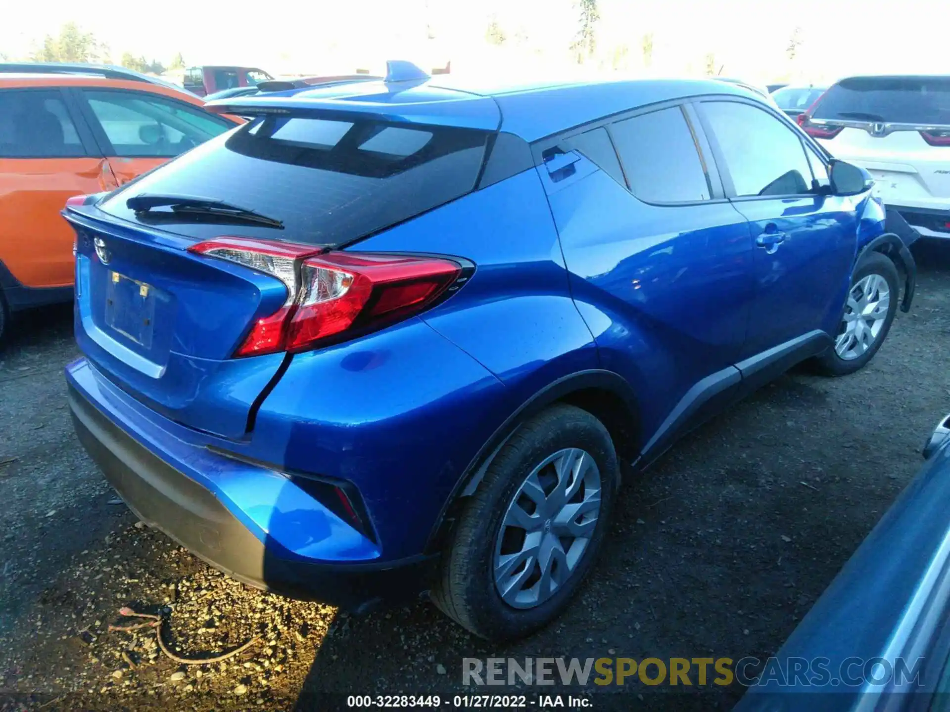 4 Photograph of a damaged car JTNKHMBX1L1080650 TOYOTA C-HR 2020