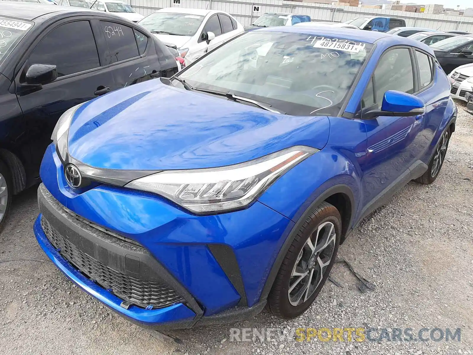 2 Photograph of a damaged car JTNKHMBX1L1082382 TOYOTA C-HR 2020