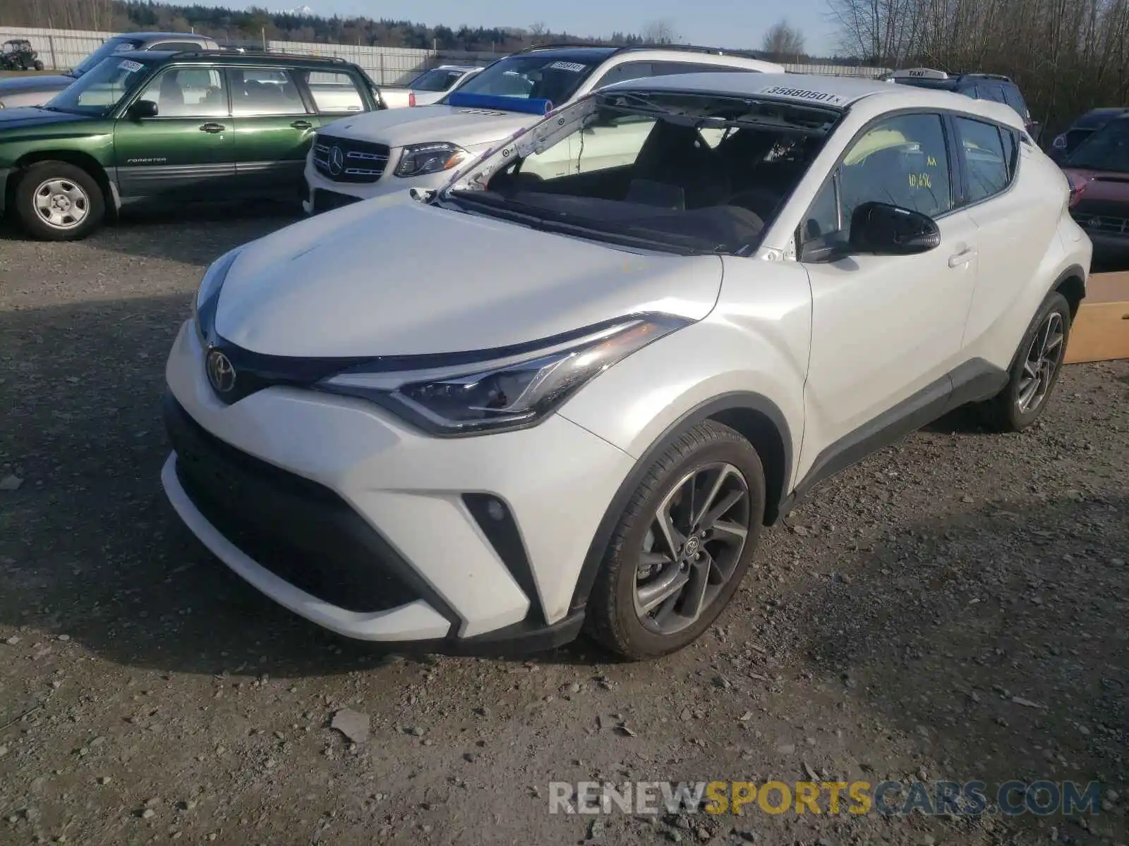 2 Photograph of a damaged car JTNKHMBX1L1084357 TOYOTA C-HR 2020