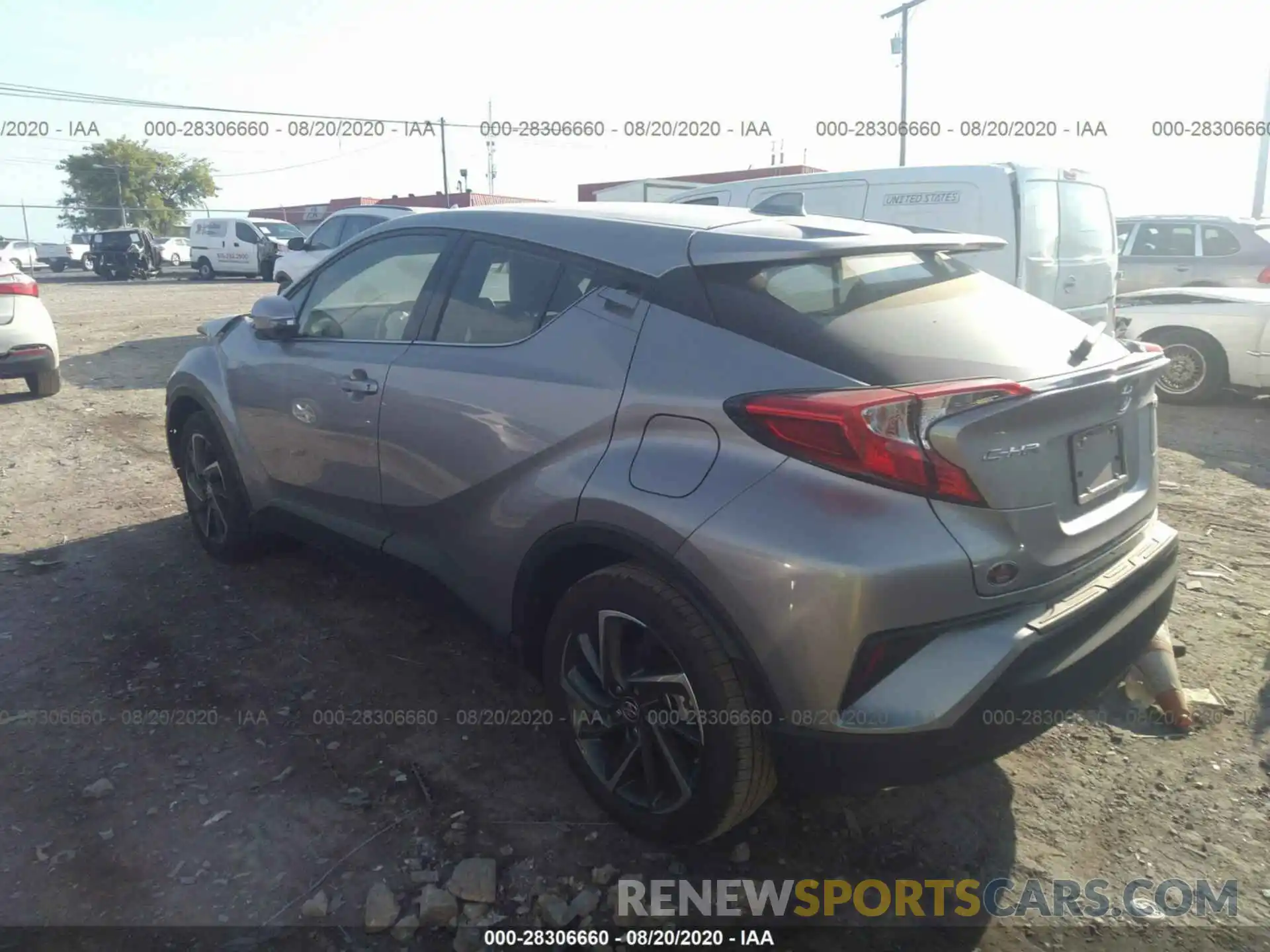 3 Photograph of a damaged car JTNKHMBX1L1084987 TOYOTA C-HR 2020