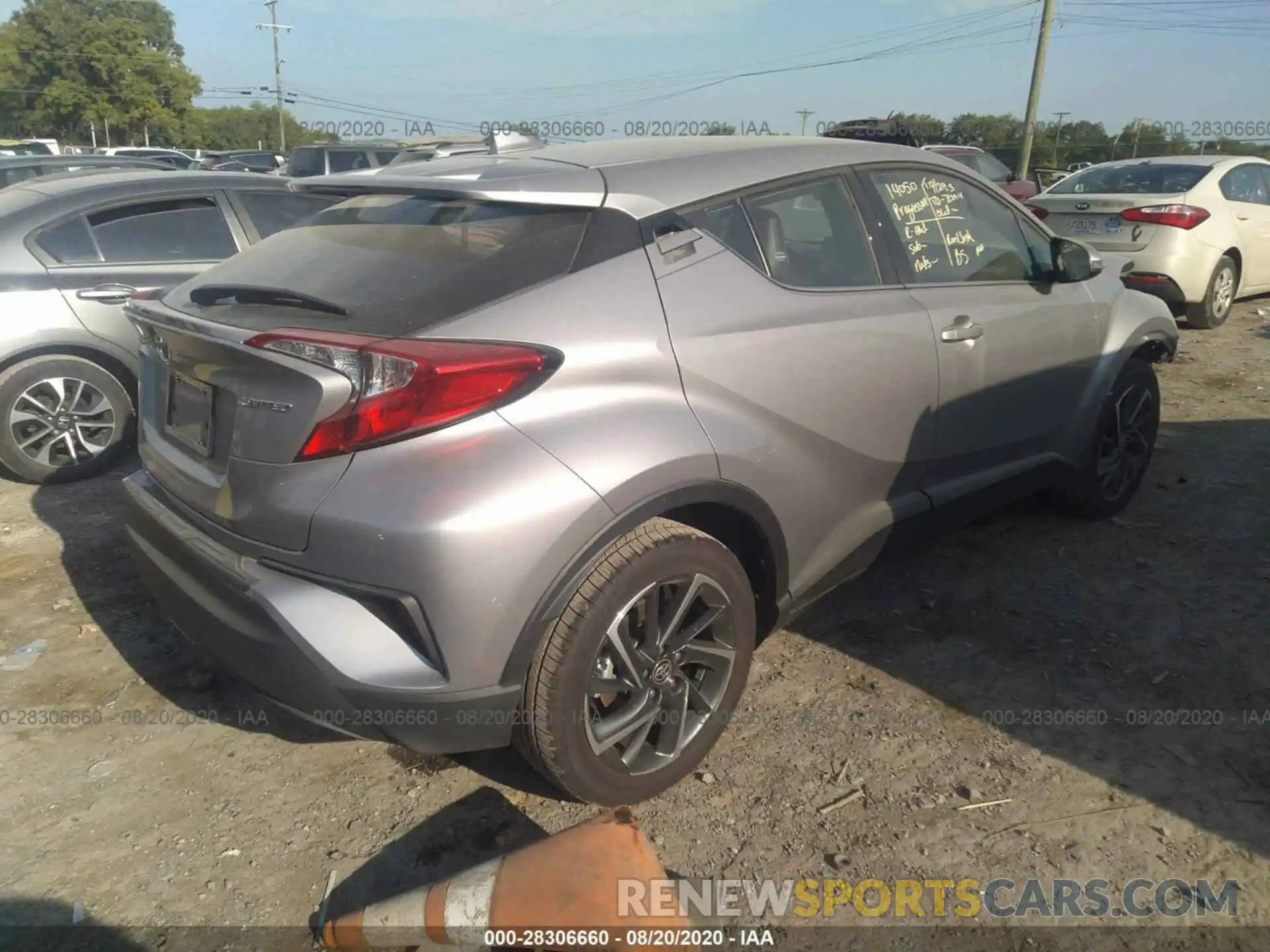 4 Photograph of a damaged car JTNKHMBX1L1084987 TOYOTA C-HR 2020