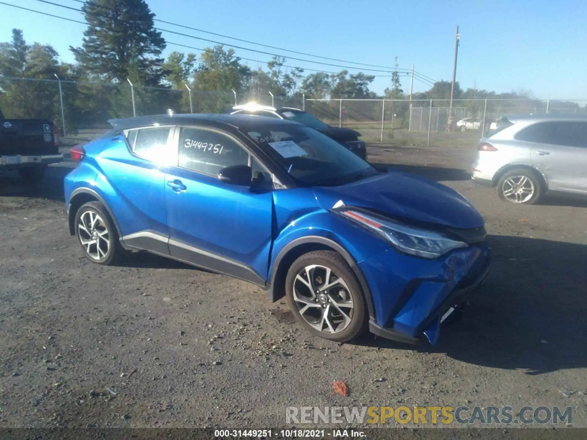 1 Photograph of a damaged car JTNKHMBX1L1089249 TOYOTA C-HR 2020