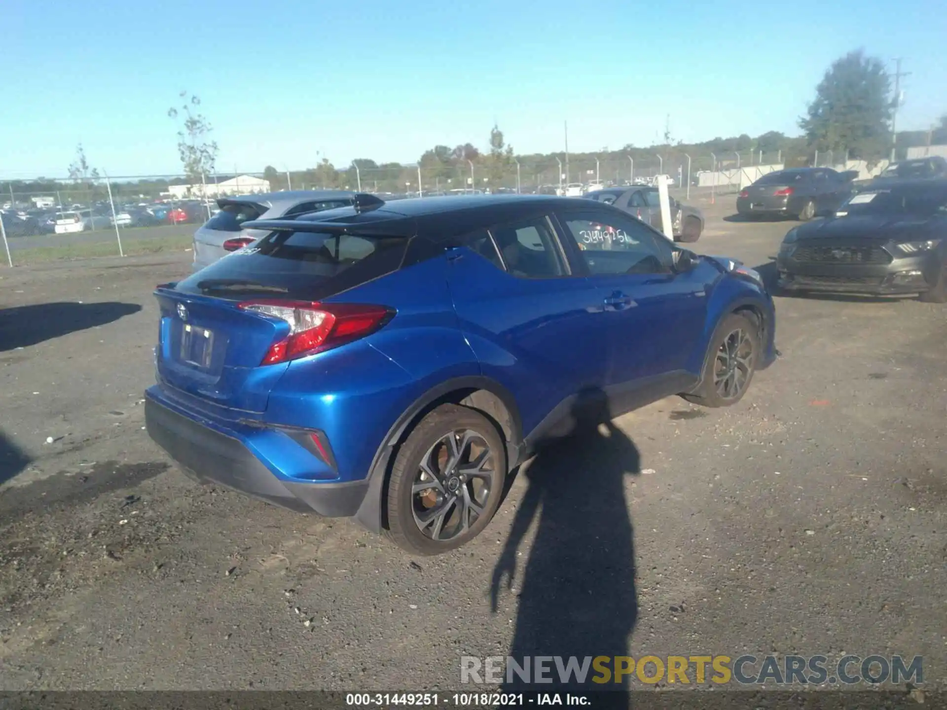 4 Photograph of a damaged car JTNKHMBX1L1089249 TOYOTA C-HR 2020