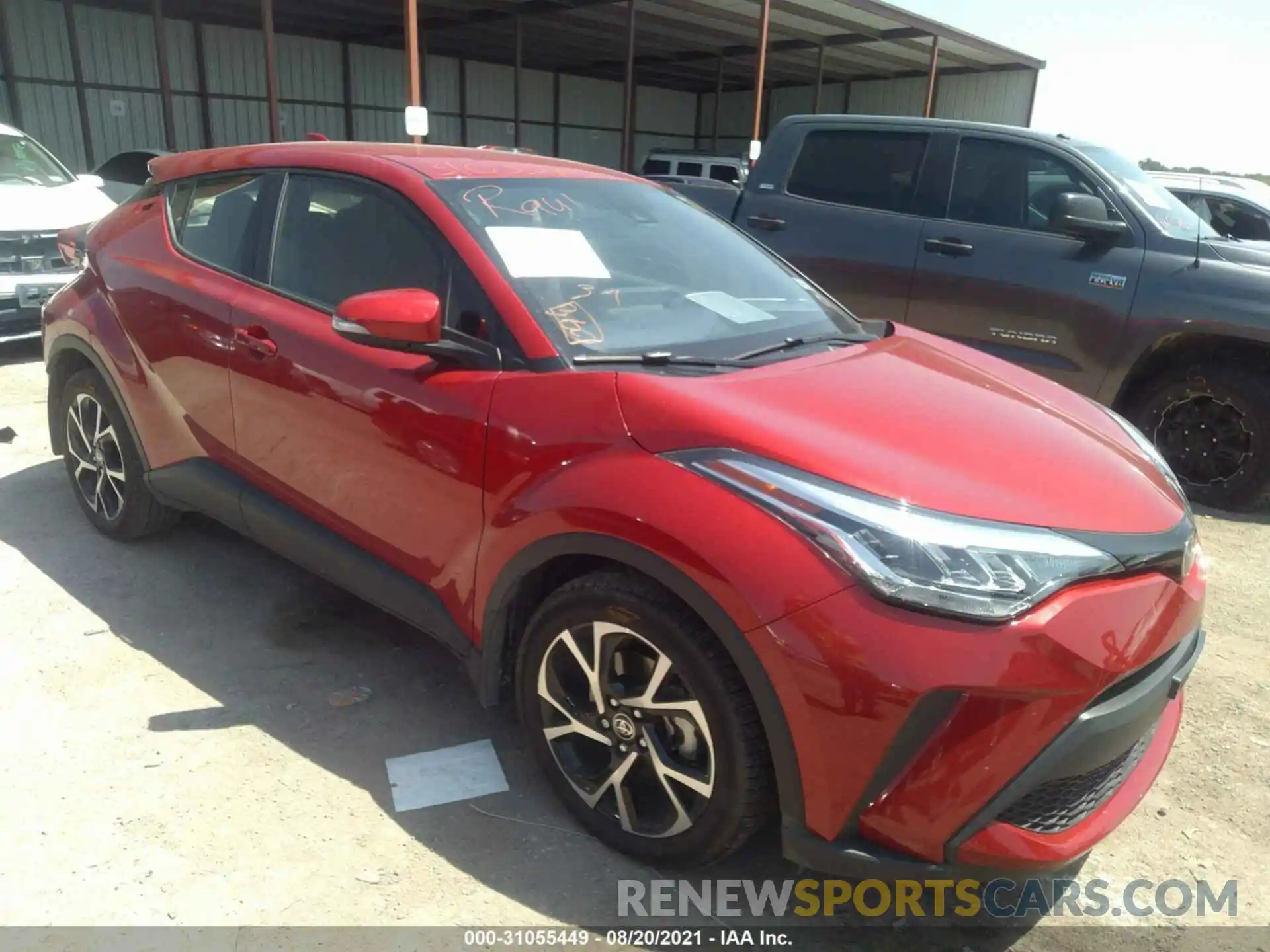 1 Photograph of a damaged car JTNKHMBX1L1089641 TOYOTA C-HR 2020