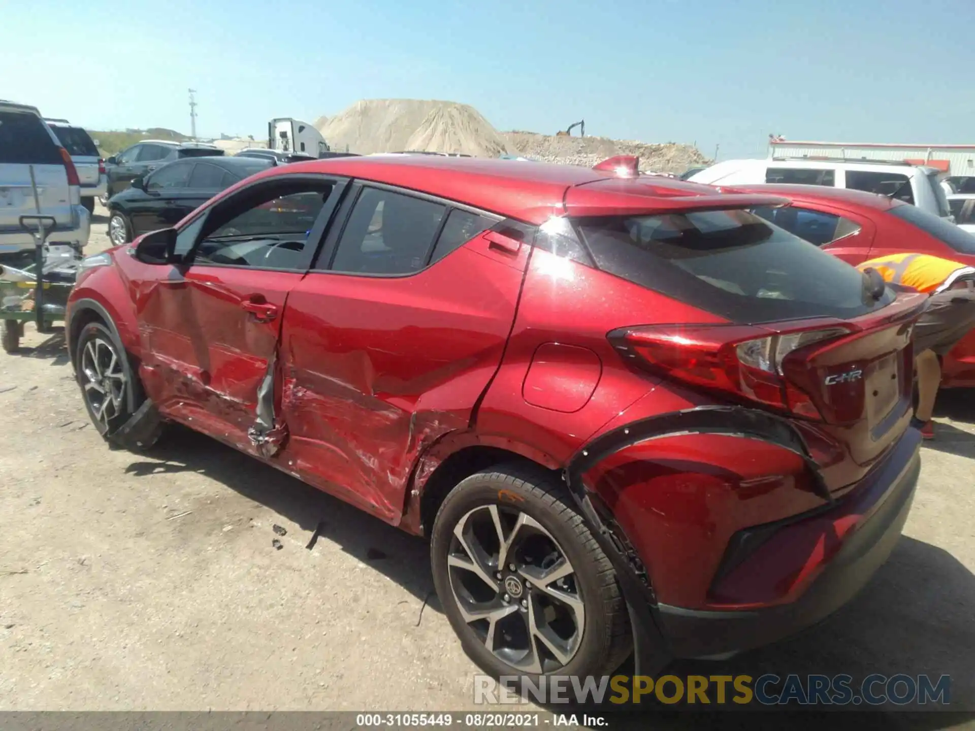 3 Photograph of a damaged car JTNKHMBX1L1089641 TOYOTA C-HR 2020