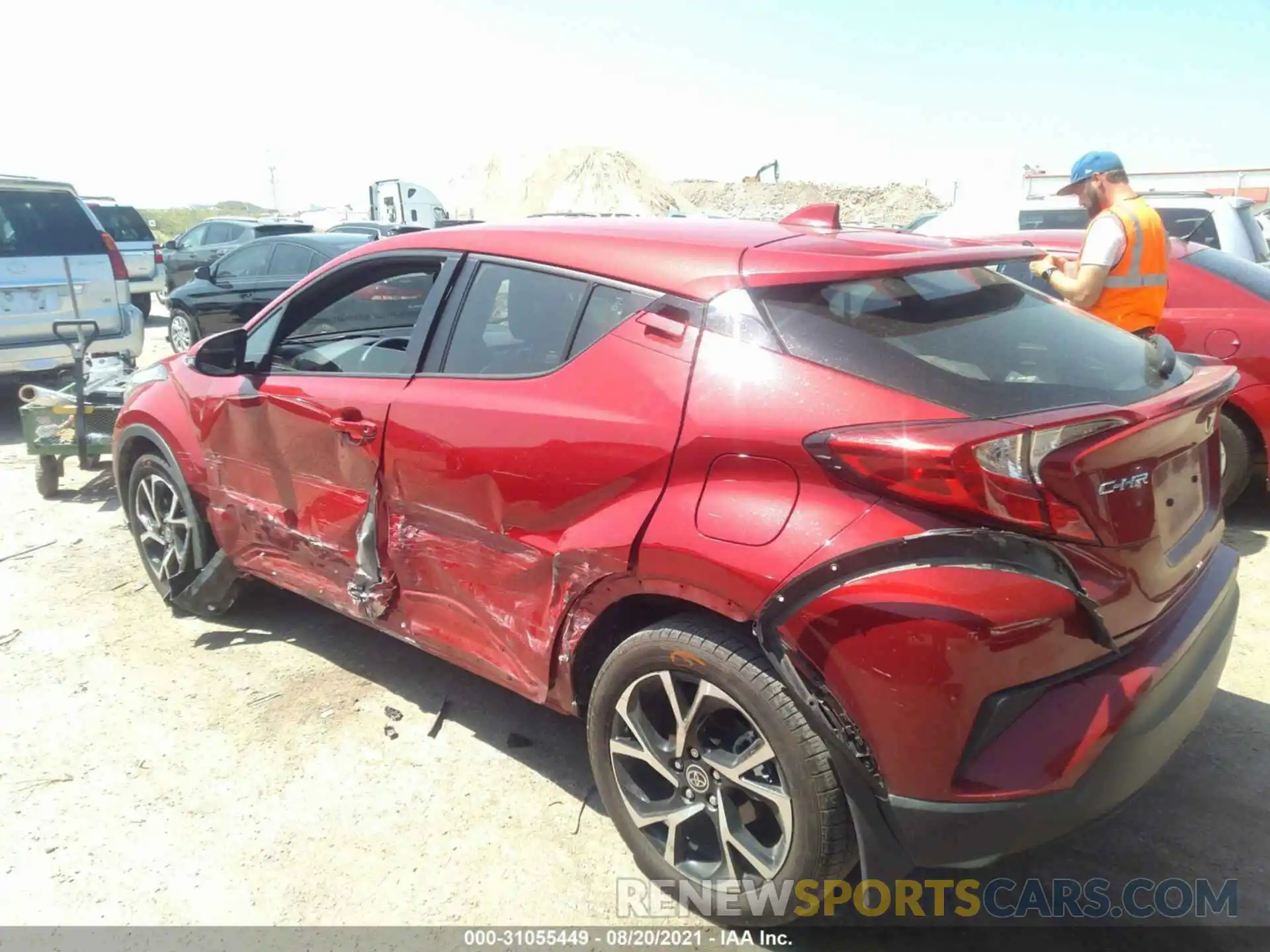 6 Photograph of a damaged car JTNKHMBX1L1089641 TOYOTA C-HR 2020