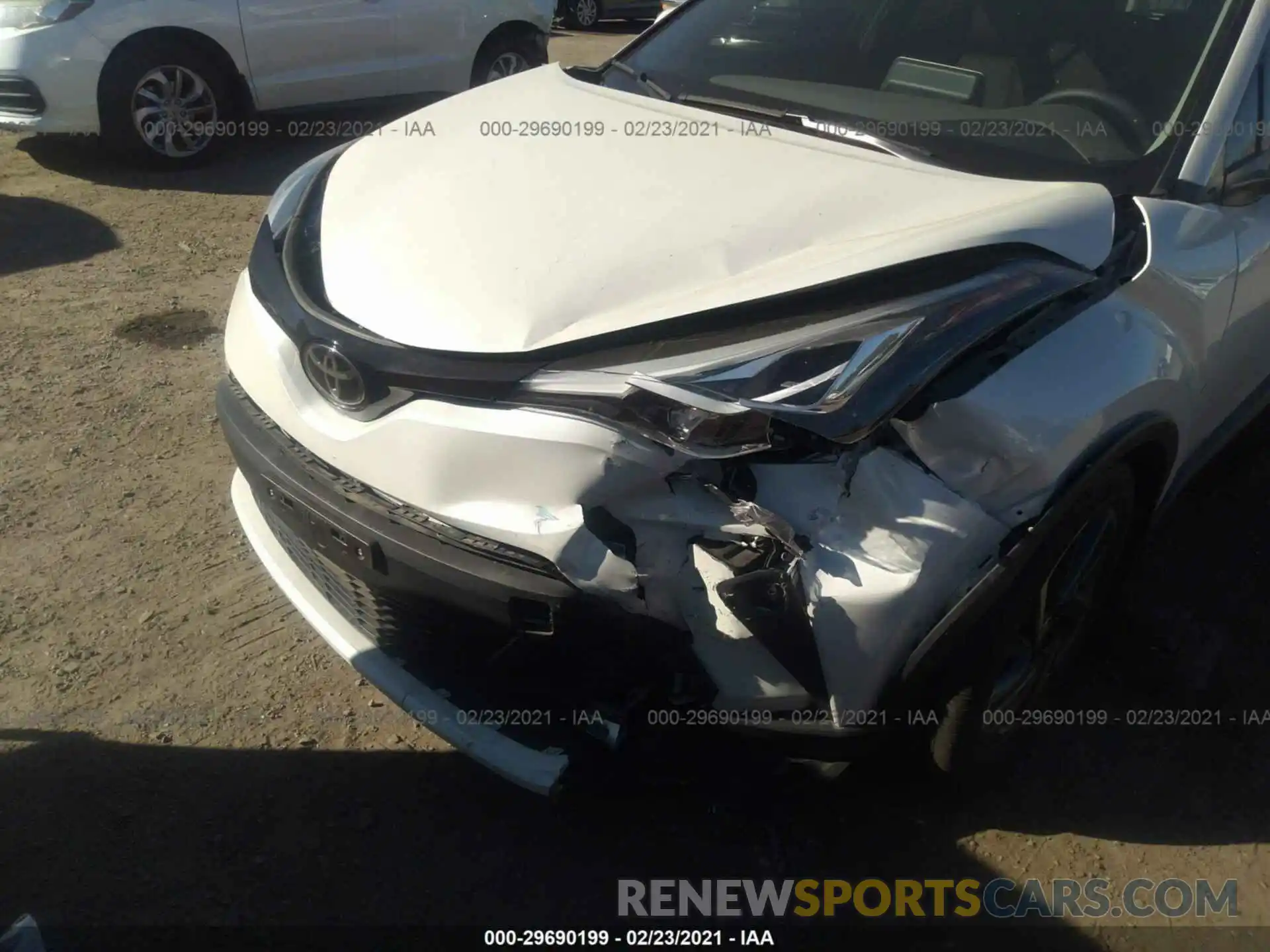 6 Photograph of a damaged car JTNKHMBX2L1065512 TOYOTA C-HR 2020