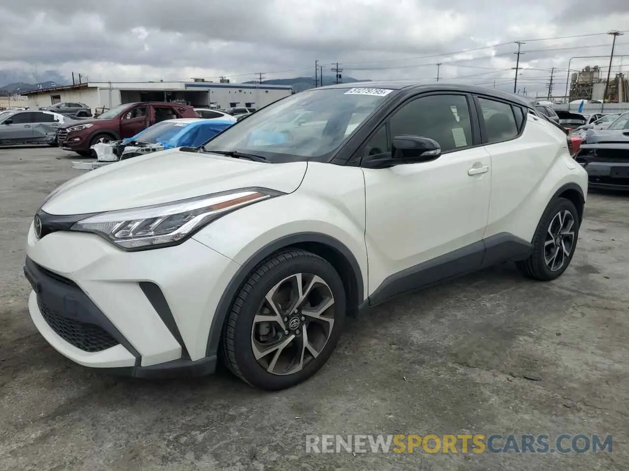 1 Photograph of a damaged car JTNKHMBX2L1074341 TOYOTA C-HR 2020
