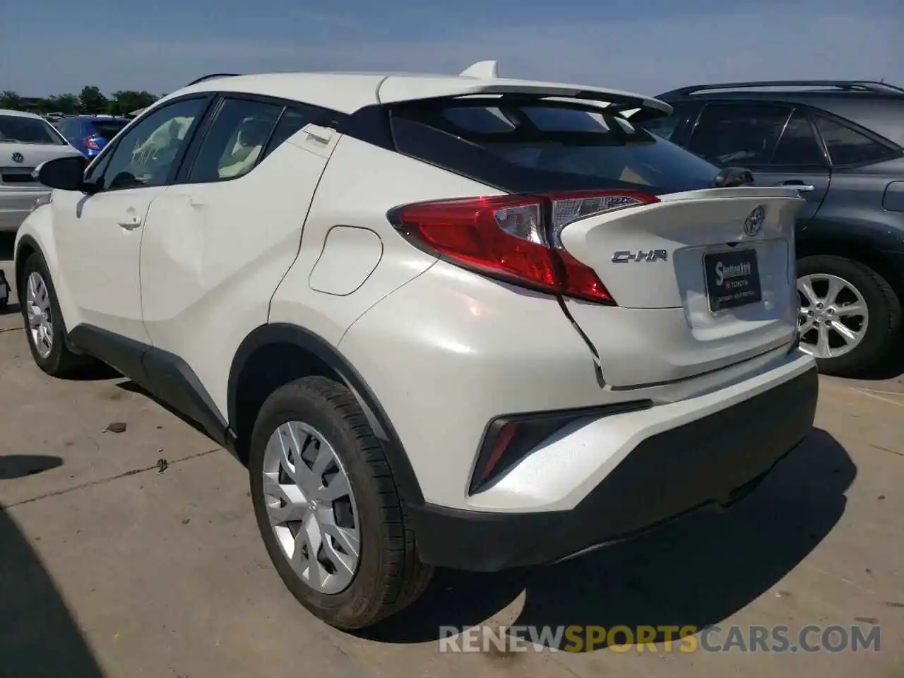 3 Photograph of a damaged car JTNKHMBX2L1077420 TOYOTA C-HR 2020