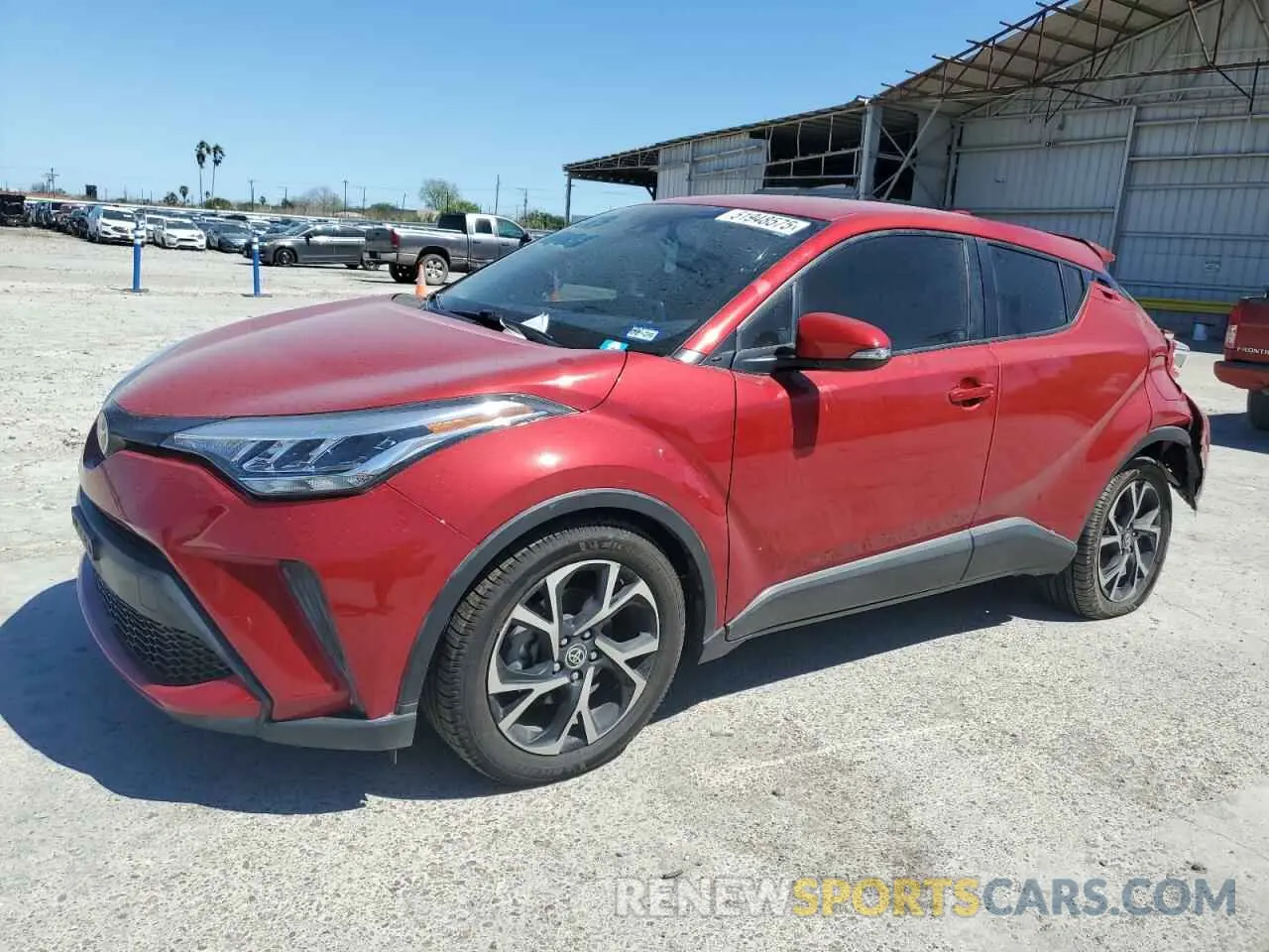 1 Photograph of a damaged car JTNKHMBX2L1081547 TOYOTA C-HR 2020