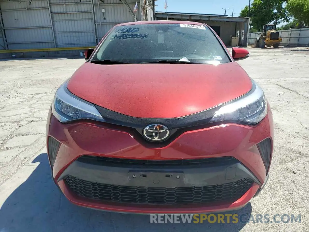 5 Photograph of a damaged car JTNKHMBX2L1081547 TOYOTA C-HR 2020