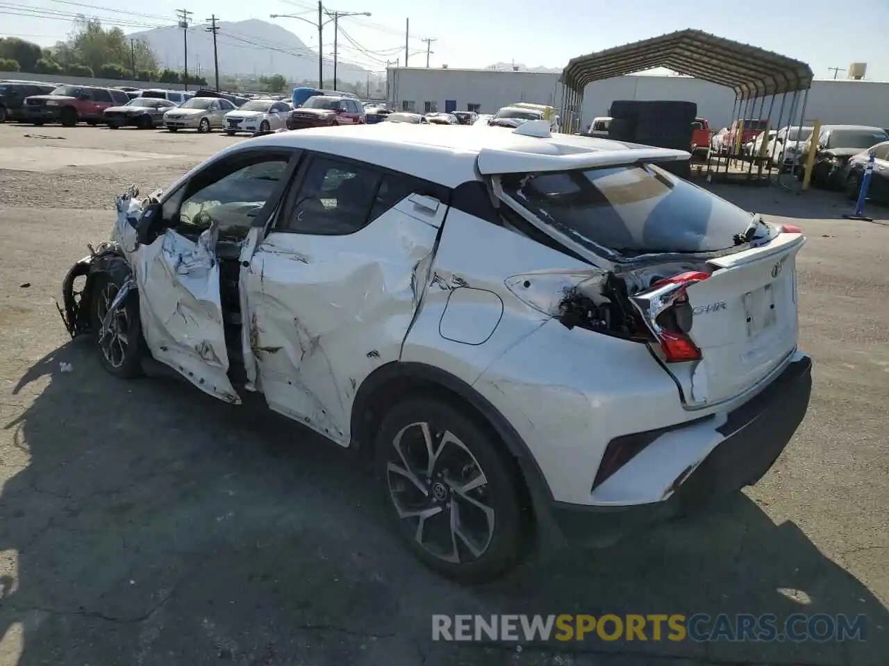 3 Photograph of a damaged car JTNKHMBX2L1081919 TOYOTA C-HR 2020