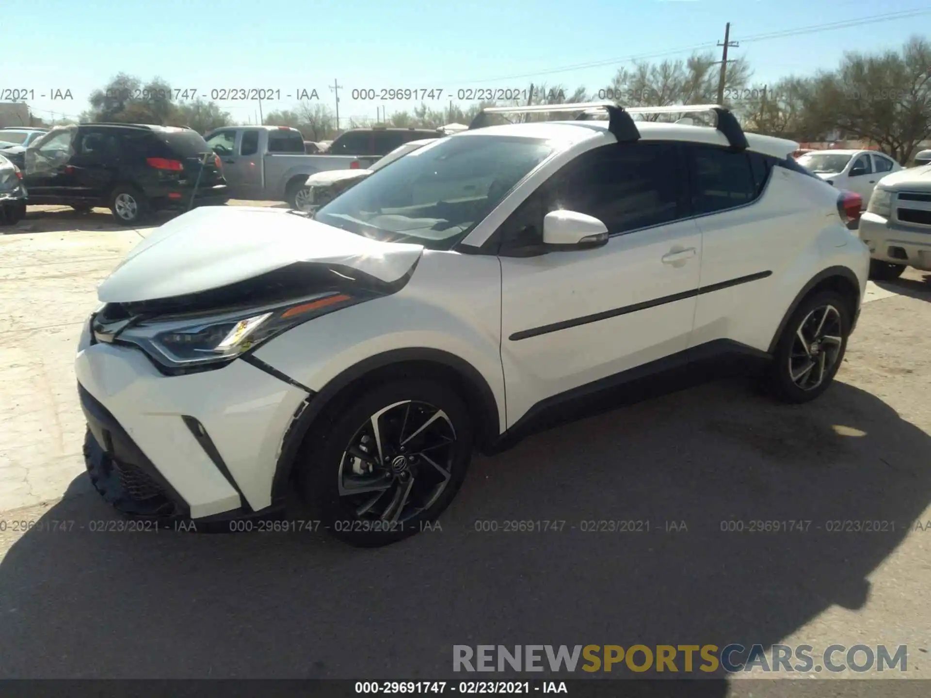 2 Photograph of a damaged car JTNKHMBX2L1083234 TOYOTA C-HR 2020