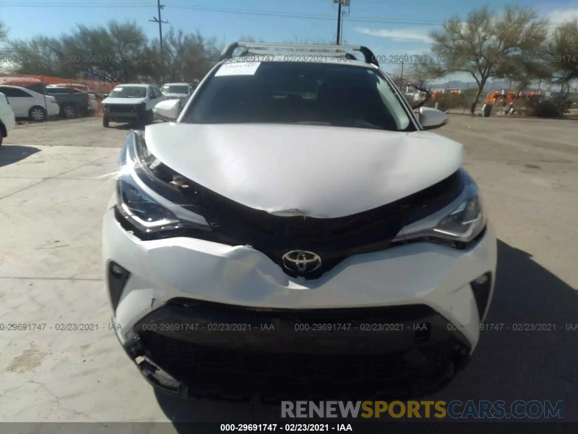 6 Photograph of a damaged car JTNKHMBX2L1083234 TOYOTA C-HR 2020