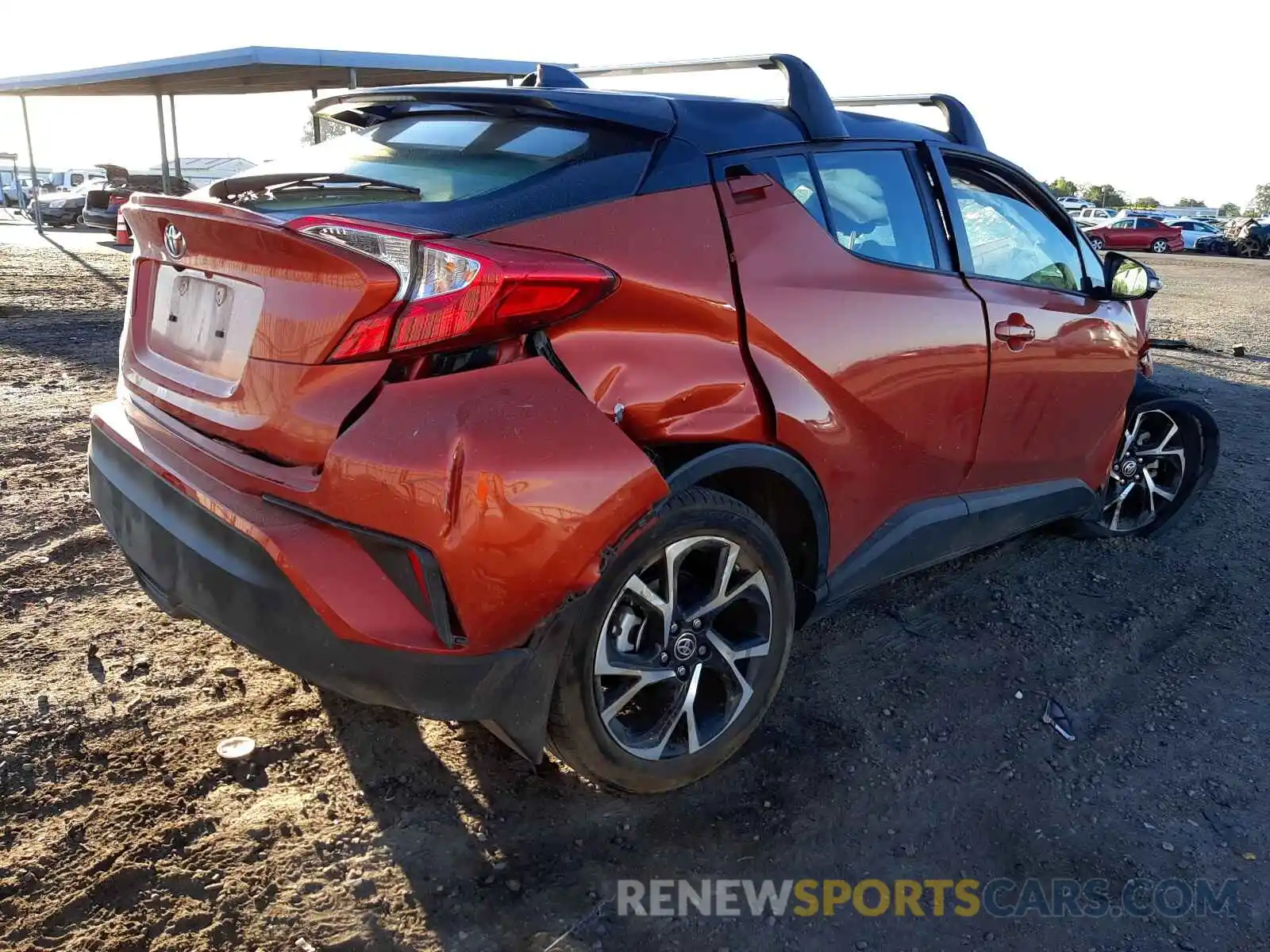 4 Photograph of a damaged car JTNKHMBX2L1089342 TOYOTA C-HR 2020