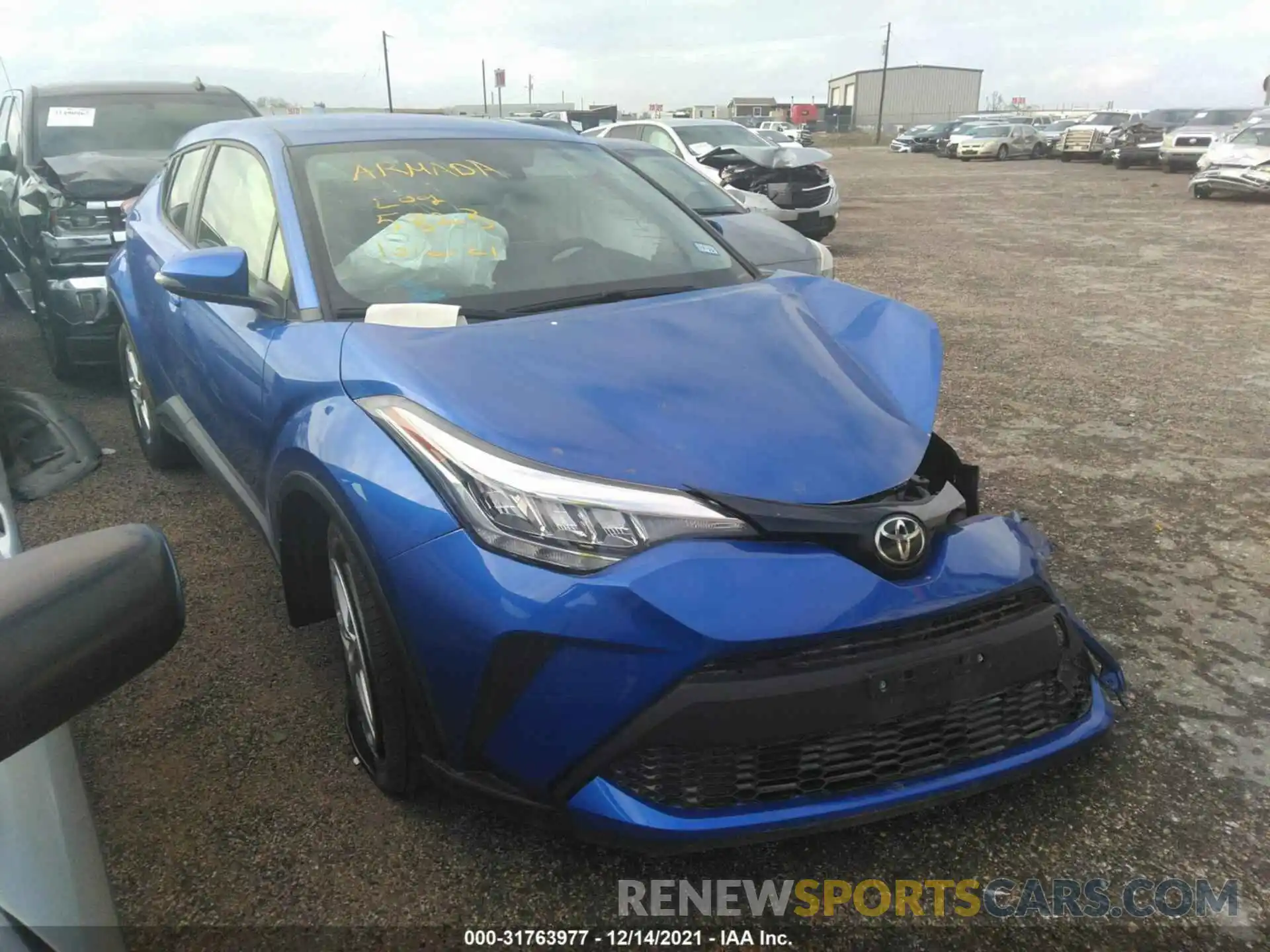 1 Photograph of a damaged car JTNKHMBX2L1089471 TOYOTA C-HR 2020