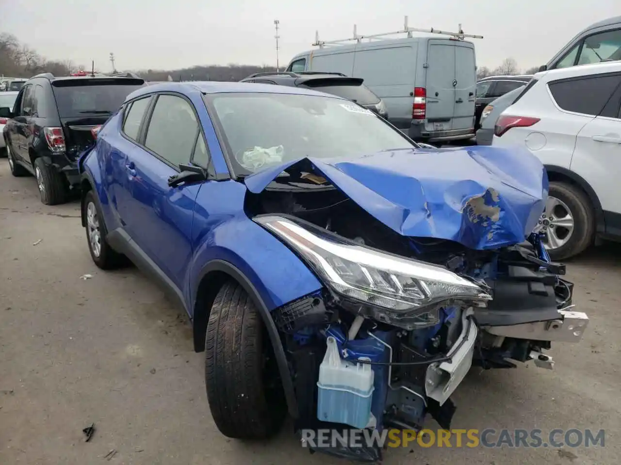 1 Photograph of a damaged car JTNKHMBX2L1089518 TOYOTA C-HR 2020