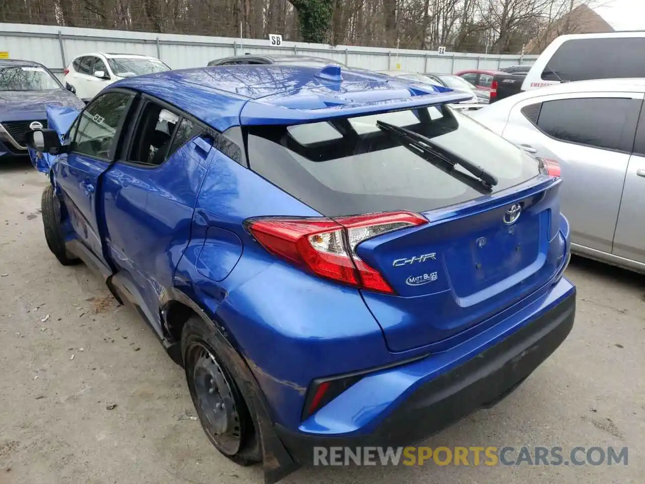 3 Photograph of a damaged car JTNKHMBX2L1089518 TOYOTA C-HR 2020