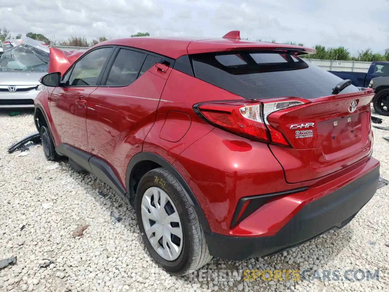 3 Photograph of a damaged car JTNKHMBX2L1092015 TOYOTA C-HR 2020