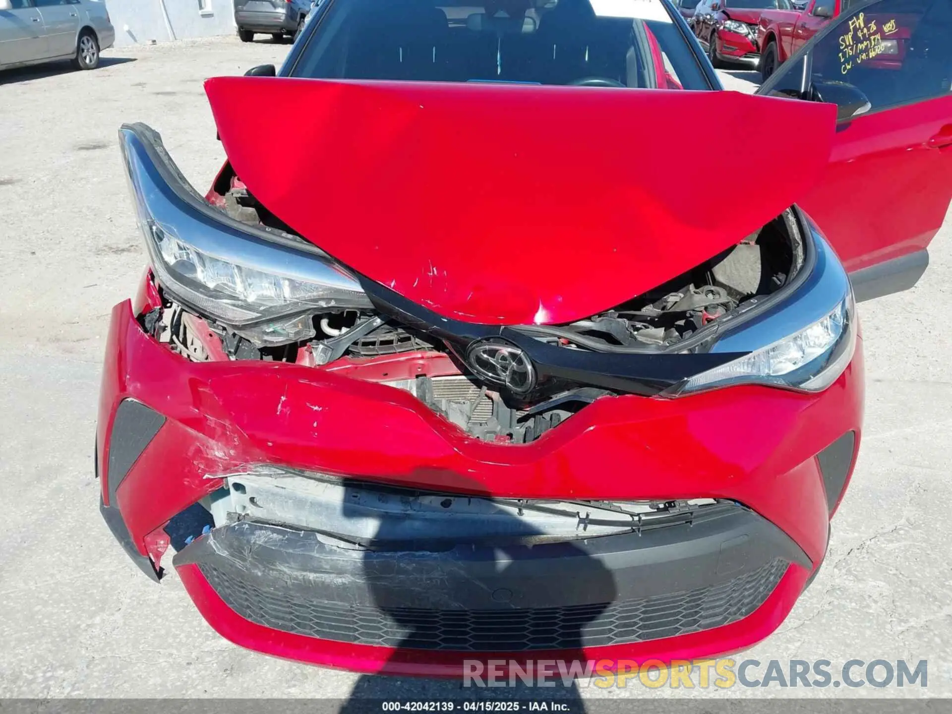 6 Photograph of a damaged car JTNKHMBX3L1066720 TOYOTA C-HR 2020