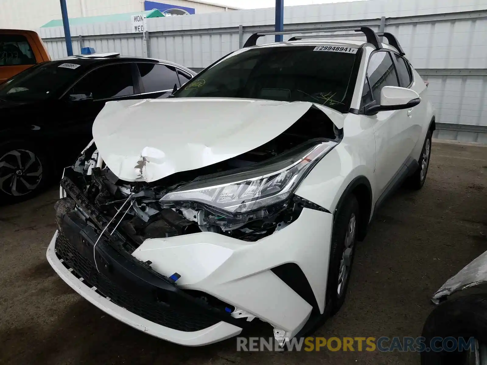 2 Photograph of a damaged car JTNKHMBX3L1067382 TOYOTA C-HR 2020