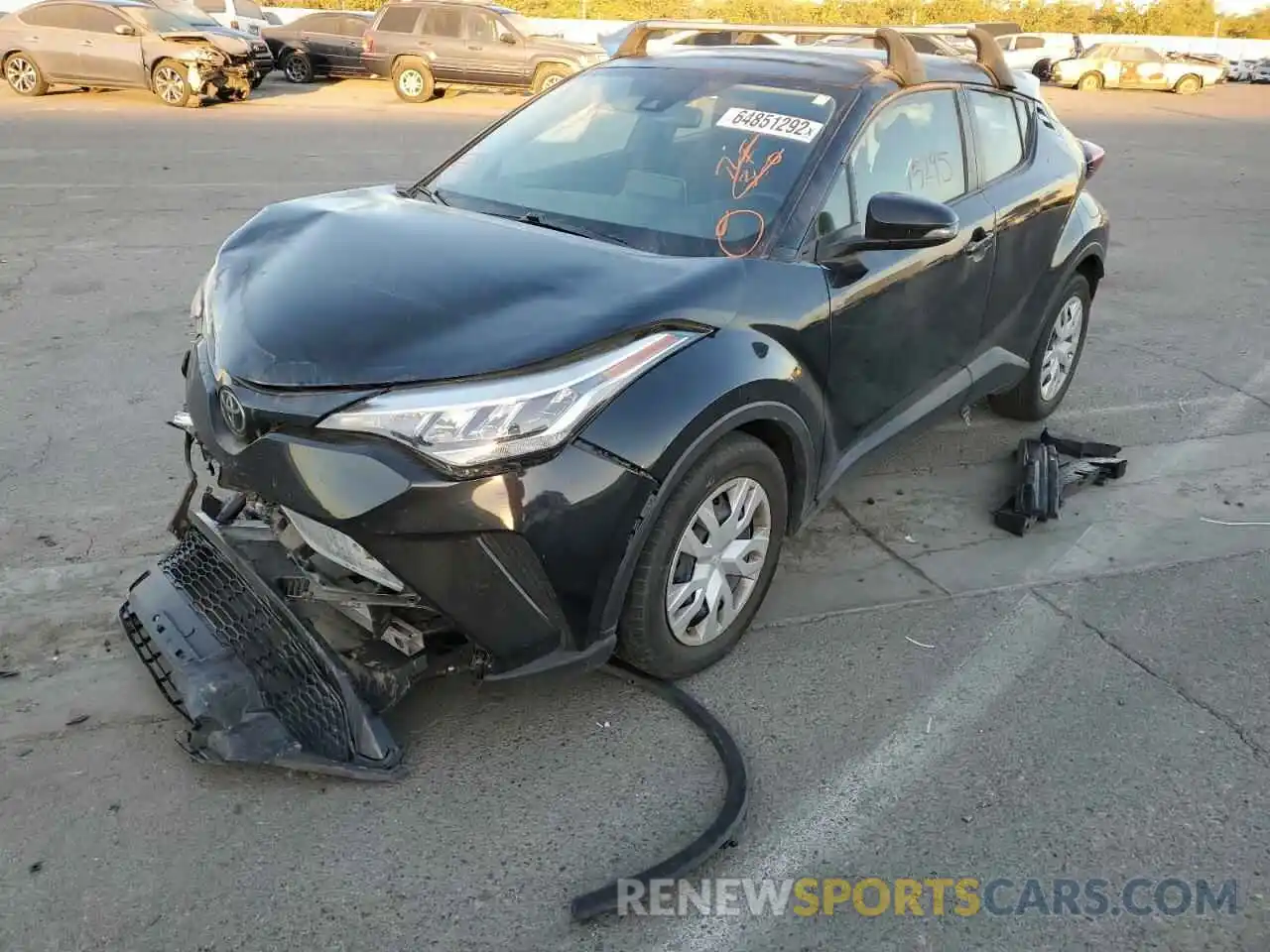 2 Photograph of a damaged car JTNKHMBX3L1069570 TOYOTA C-HR 2020