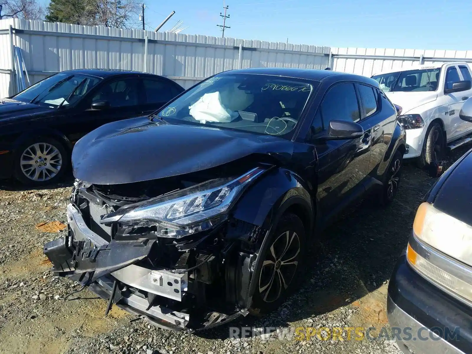 2 Photograph of a damaged car JTNKHMBX3L1072534 TOYOTA C-HR 2020