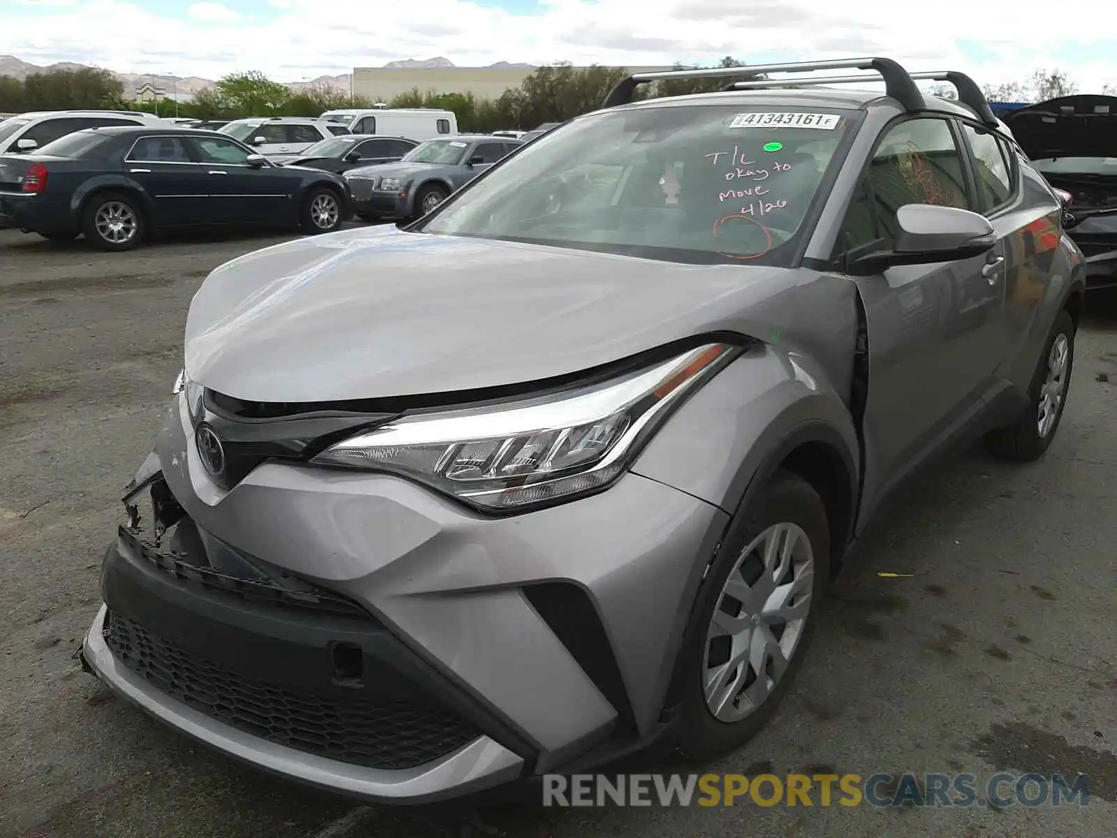 2 Photograph of a damaged car JTNKHMBX3L1072842 TOYOTA C-HR 2020