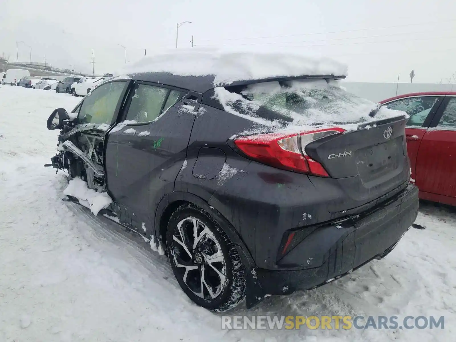 3 Photograph of a damaged car JTNKHMBX3L1077698 TOYOTA C-HR 2020