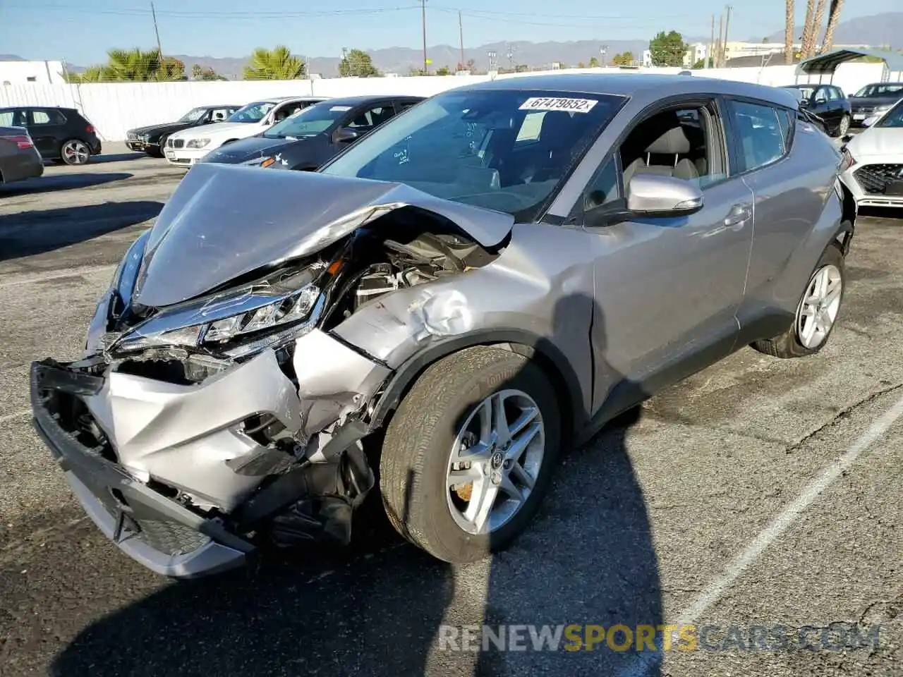 1 Photograph of a damaged car JTNKHMBX3L1085994 TOYOTA C-HR 2020