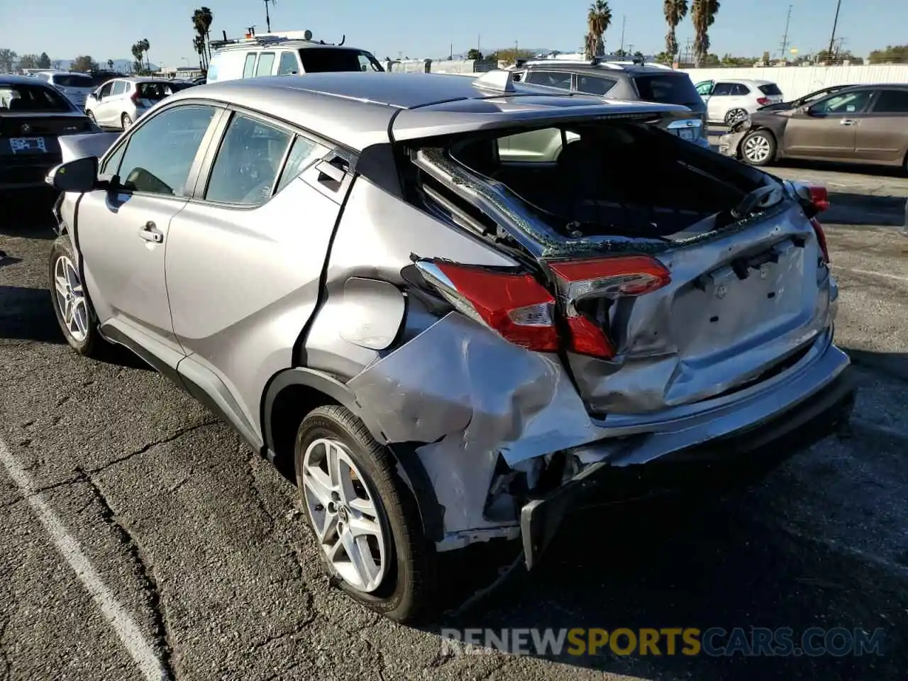 2 Photograph of a damaged car JTNKHMBX3L1085994 TOYOTA C-HR 2020