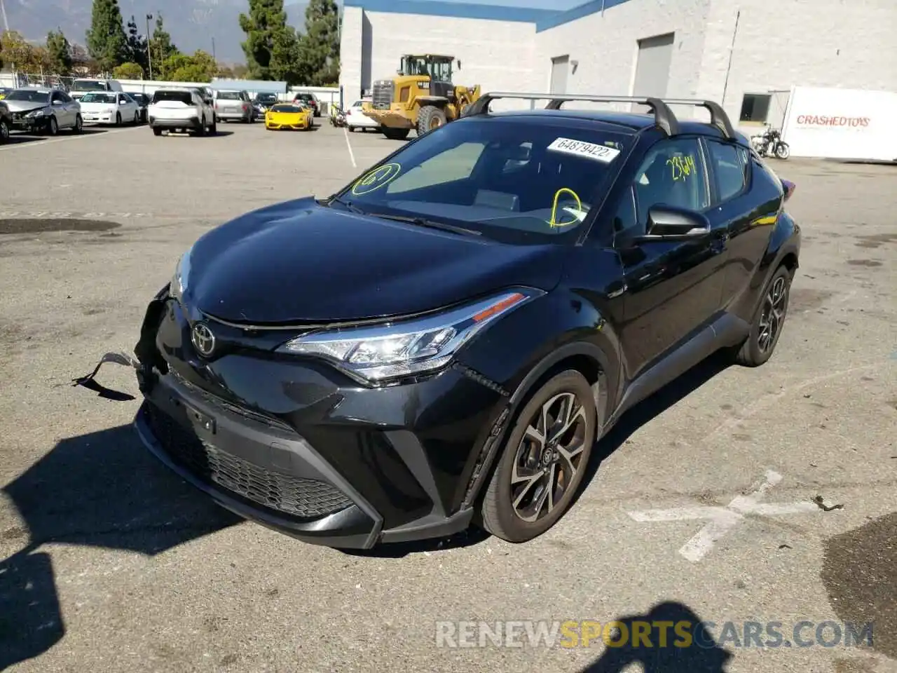 2 Photograph of a damaged car JTNKHMBX3L1086241 TOYOTA C-HR 2020