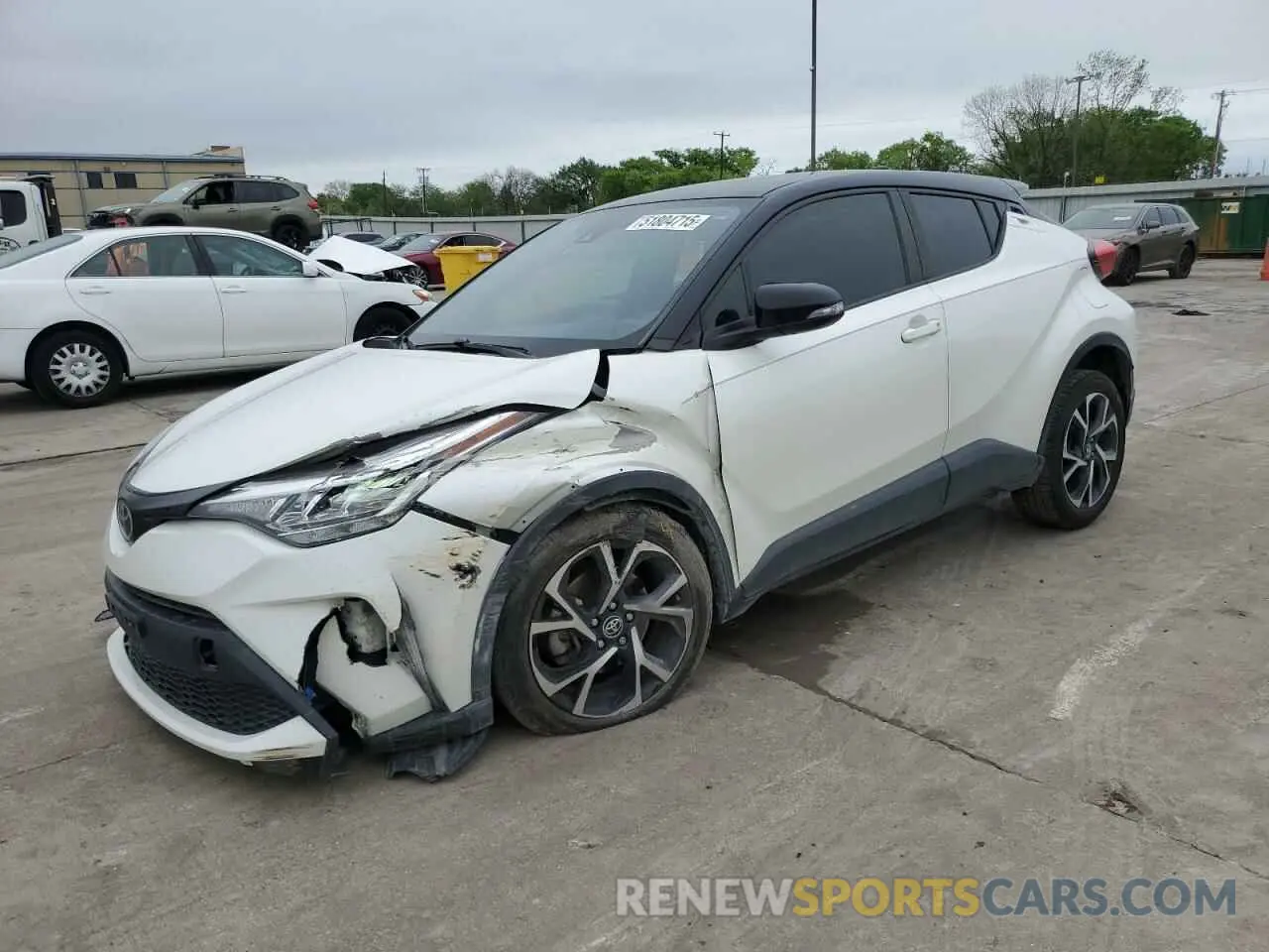 1 Photograph of a damaged car JTNKHMBX3L1087972 TOYOTA C-HR 2020