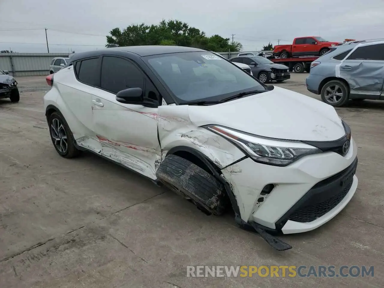 4 Photograph of a damaged car JTNKHMBX3L1087972 TOYOTA C-HR 2020