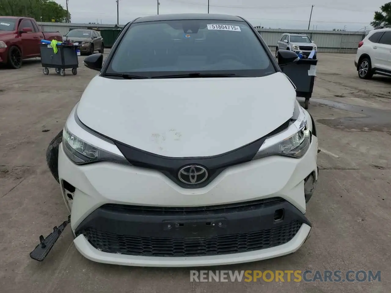 5 Photograph of a damaged car JTNKHMBX3L1087972 TOYOTA C-HR 2020