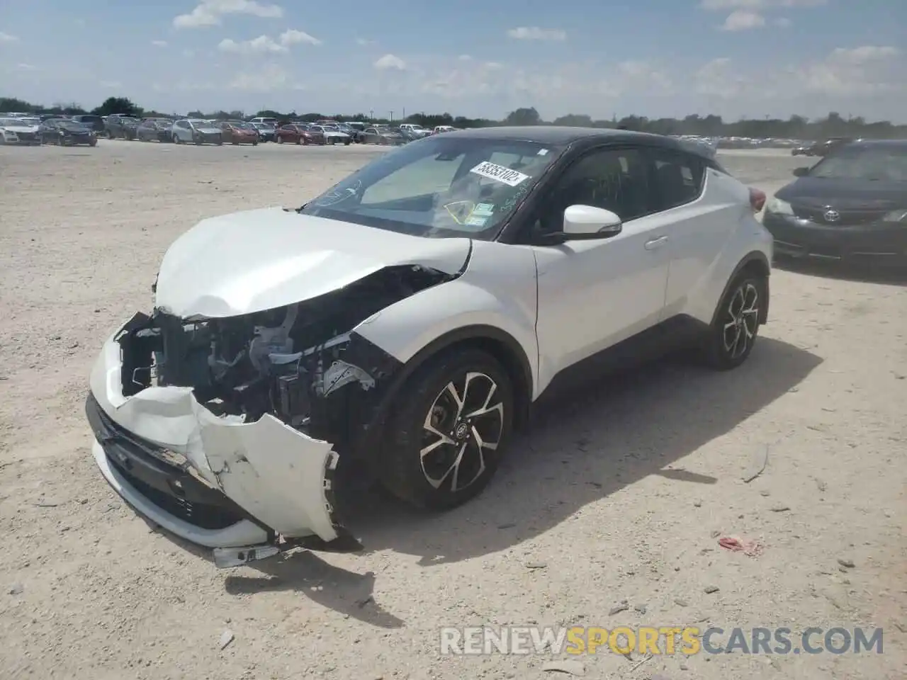 2 Photograph of a damaged car JTNKHMBX3L1088412 TOYOTA C-HR 2020