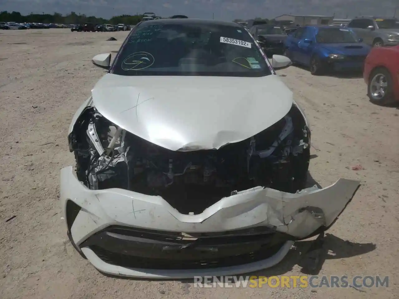 9 Photograph of a damaged car JTNKHMBX3L1088412 TOYOTA C-HR 2020