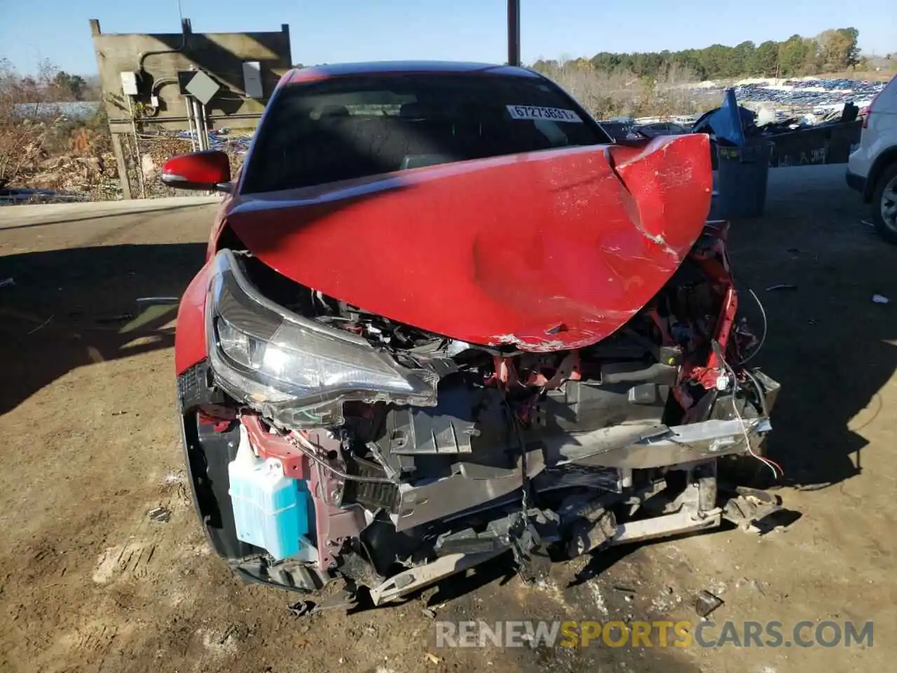 9 Photograph of a damaged car JTNKHMBX3L1090225 TOYOTA C-HR 2020