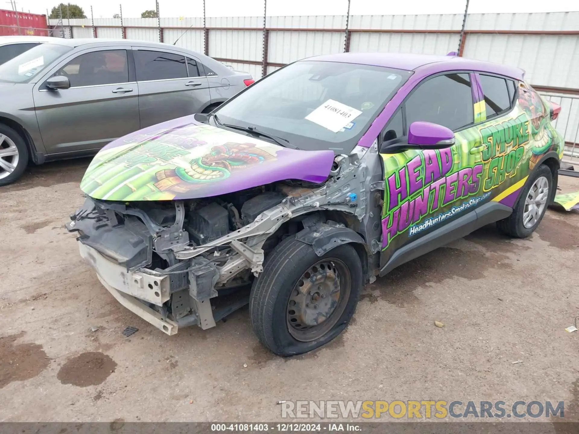 2 Photograph of a damaged car JTNKHMBX3L1091214 TOYOTA C-HR 2020