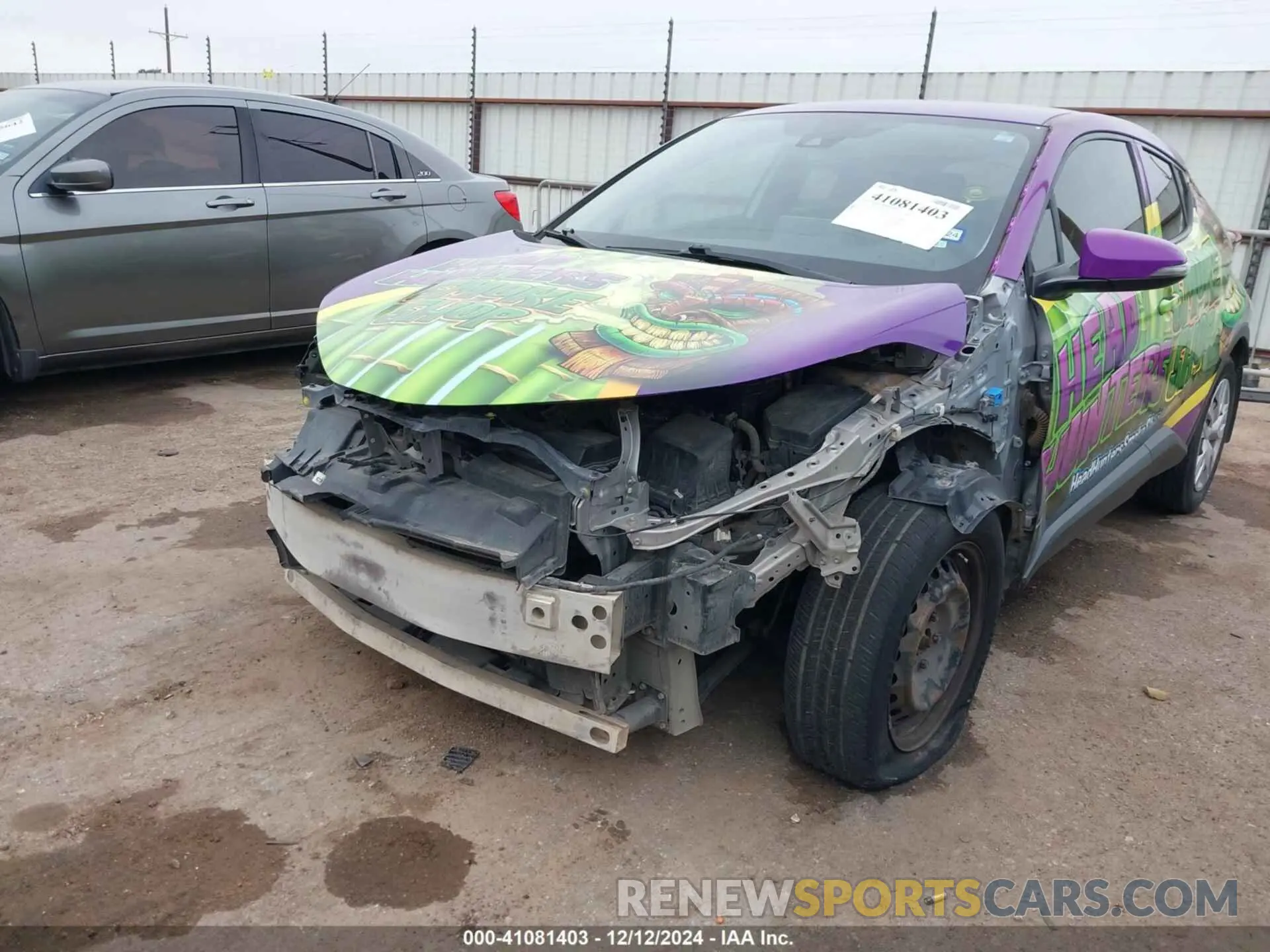 6 Photograph of a damaged car JTNKHMBX3L1091214 TOYOTA C-HR 2020