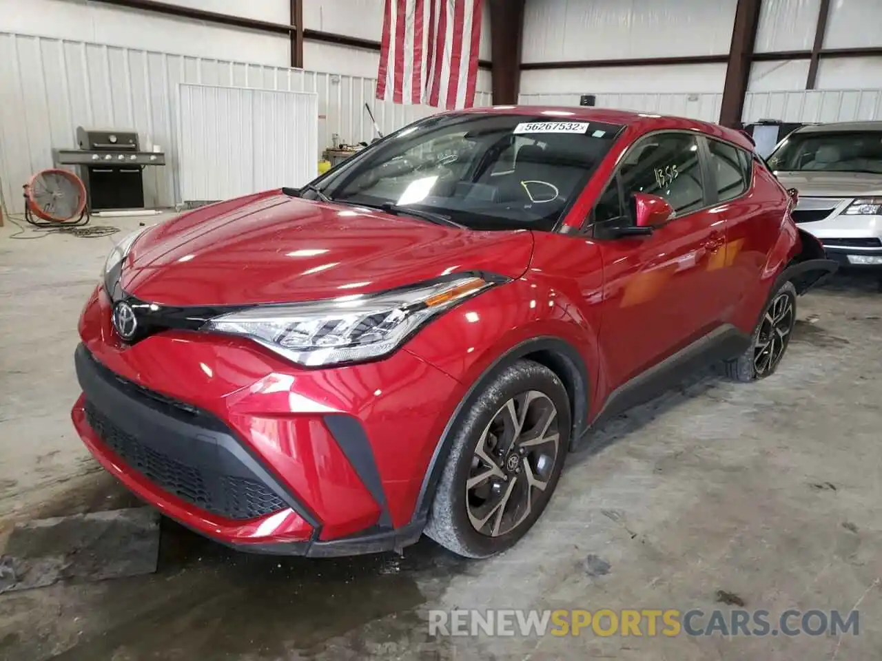 2 Photograph of a damaged car JTNKHMBX4L1065351 TOYOTA C-HR 2020