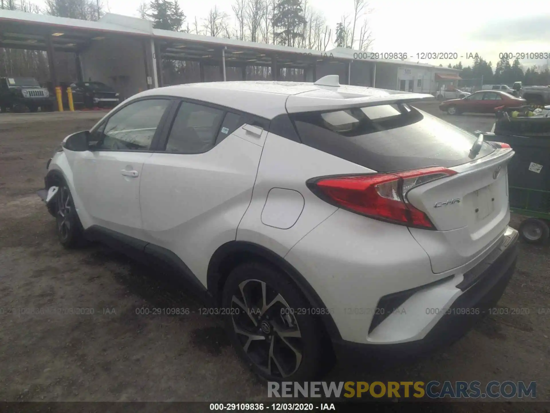 3 Photograph of a damaged car JTNKHMBX4L1068007 TOYOTA C-HR 2020