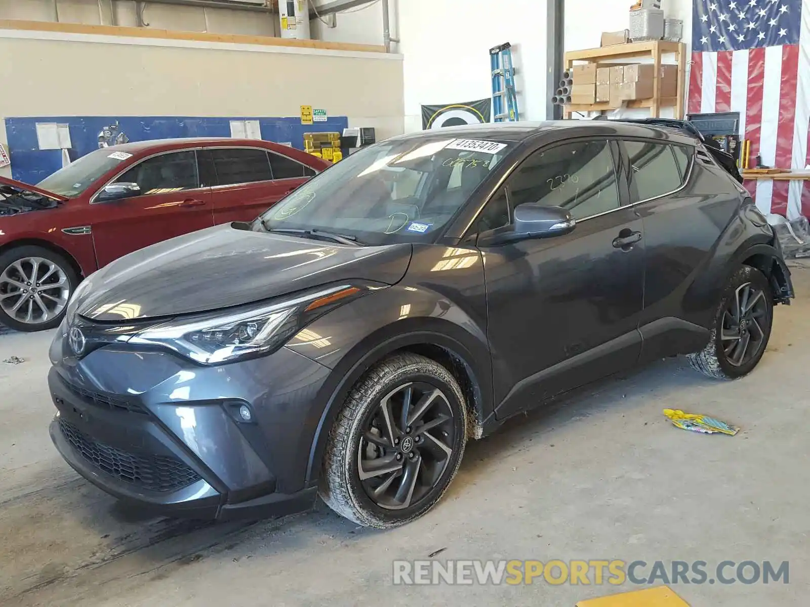 2 Photograph of a damaged car JTNKHMBX4L1068752 TOYOTA C-HR 2020