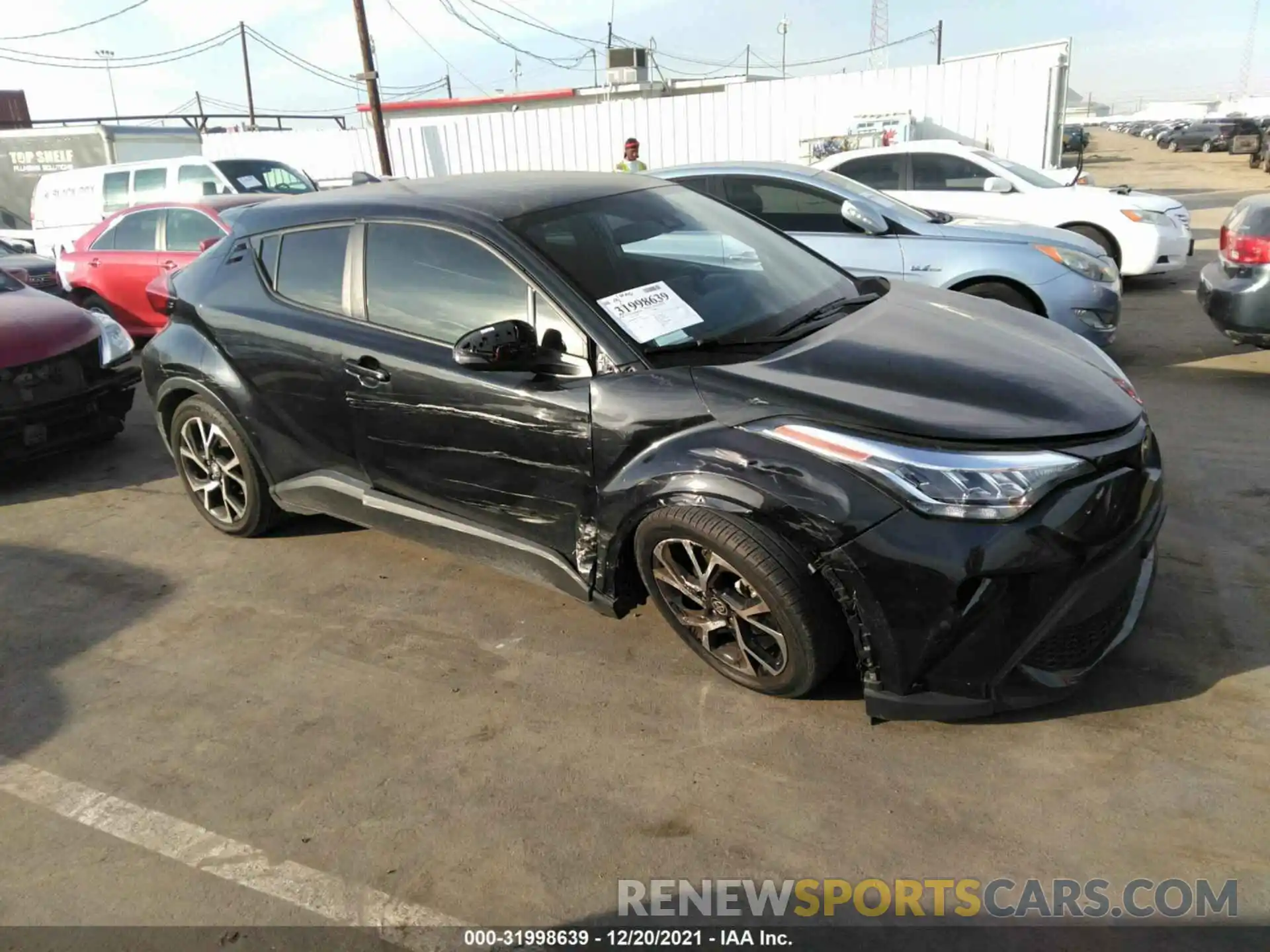 1 Photograph of a damaged car JTNKHMBX4L1070145 TOYOTA C-HR 2020