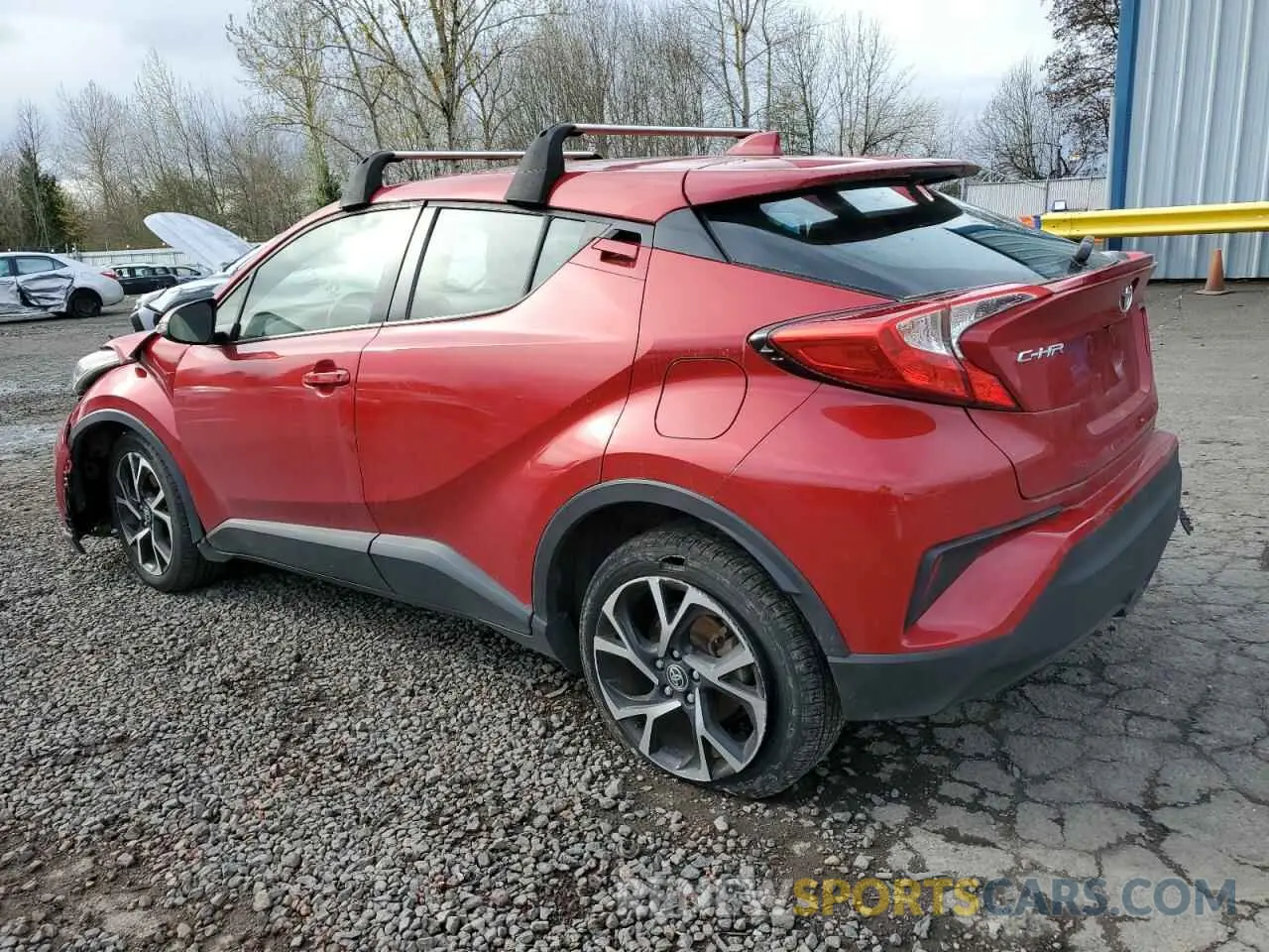 2 Photograph of a damaged car JTNKHMBX4L1078536 TOYOTA C-HR 2020