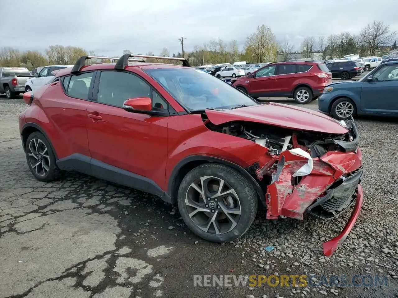 4 Photograph of a damaged car JTNKHMBX4L1078536 TOYOTA C-HR 2020