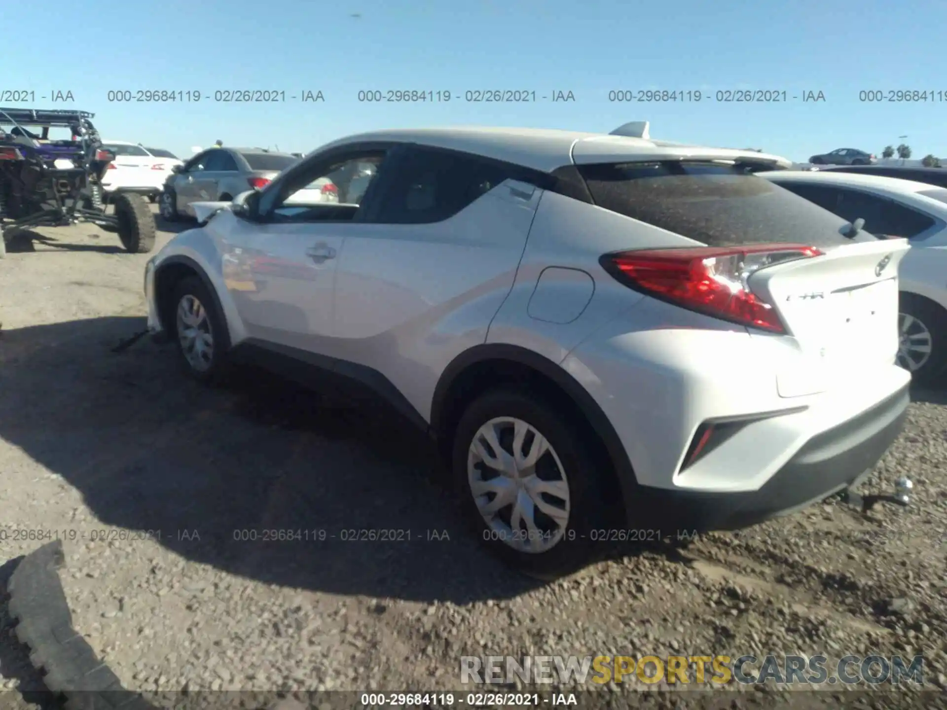 2 Photograph of a damaged car JTNKHMBX4L1079282 TOYOTA C-HR 2020