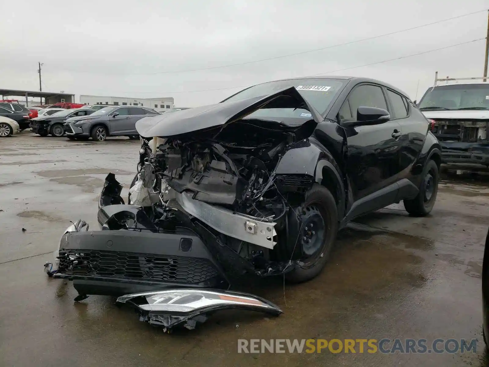 2 Photograph of a damaged car JTNKHMBX4L1080478 TOYOTA C-HR 2020