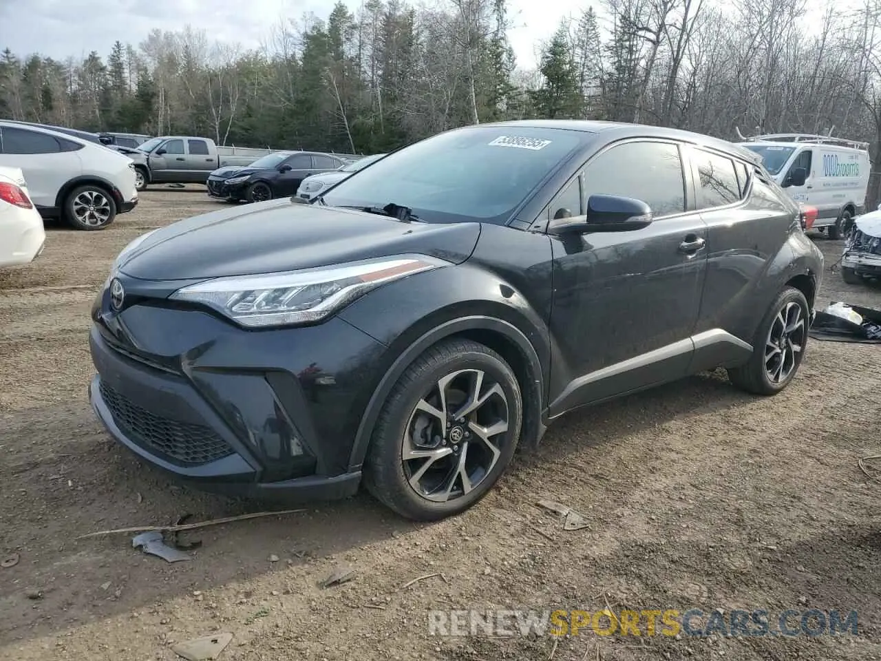 1 Photograph of a damaged car JTNKHMBX4L1081811 TOYOTA C-HR 2020